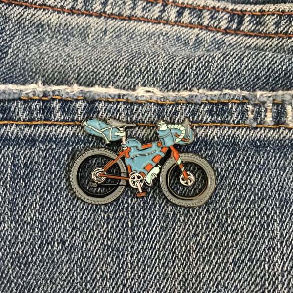 Bikepacking Enamel Pin - Image 5