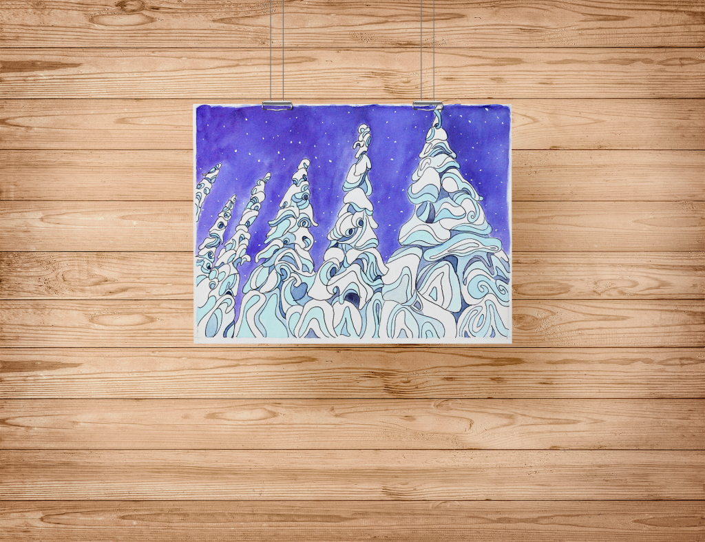 Jen Reddy Ghost Trees - Jen Reddy Ink