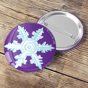 Stellar flake pin