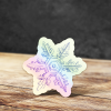 Trippy Holographic Snowflake